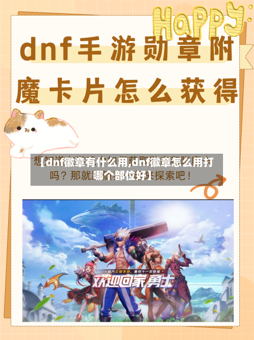 【dnf徽章有什么用,dnf徽章怎么用打哪个部位好】