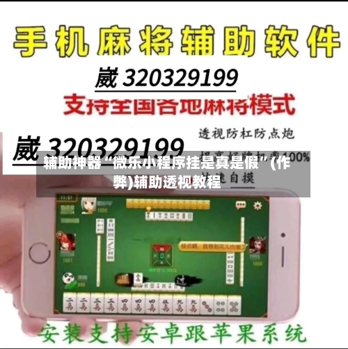 辅助神器“微乐小程序挂是真是假”(作弊)辅助透视教程
