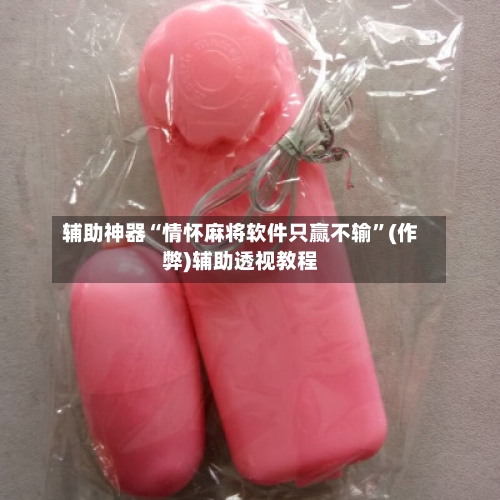 辅助神器“情怀麻将软件只赢不输”(作弊)辅助透视教程-第3张图片