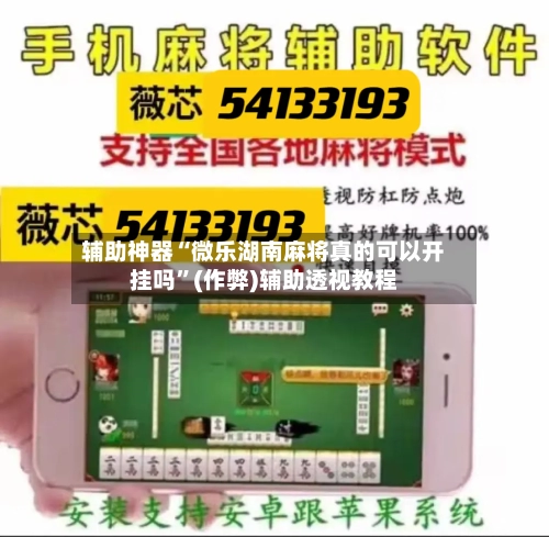 辅助神器“微乐湖南麻将真的可以开挂吗”(作弊)辅助透视教程