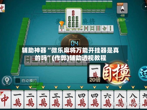 辅助神器“微乐麻将万能开挂器是真的吗”(作弊)辅助透视教程-第2张图片