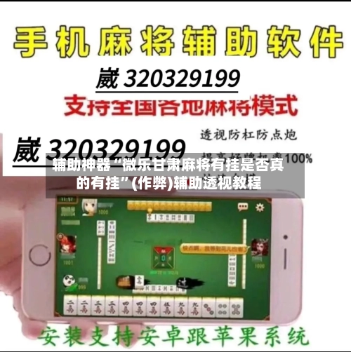 辅助神器“微乐甘肃麻将有挂是否真的有挂”(作弊)辅助透视教程-第2张图片