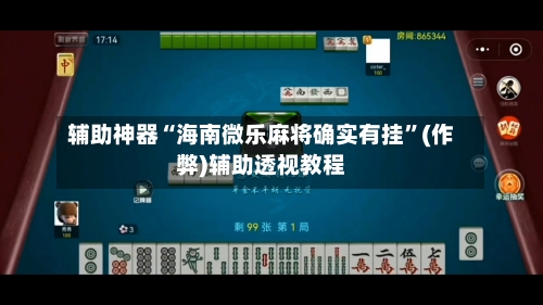 辅助神器“海南微乐麻将确实有挂	”(作弊)辅助透视教程-第3张图片