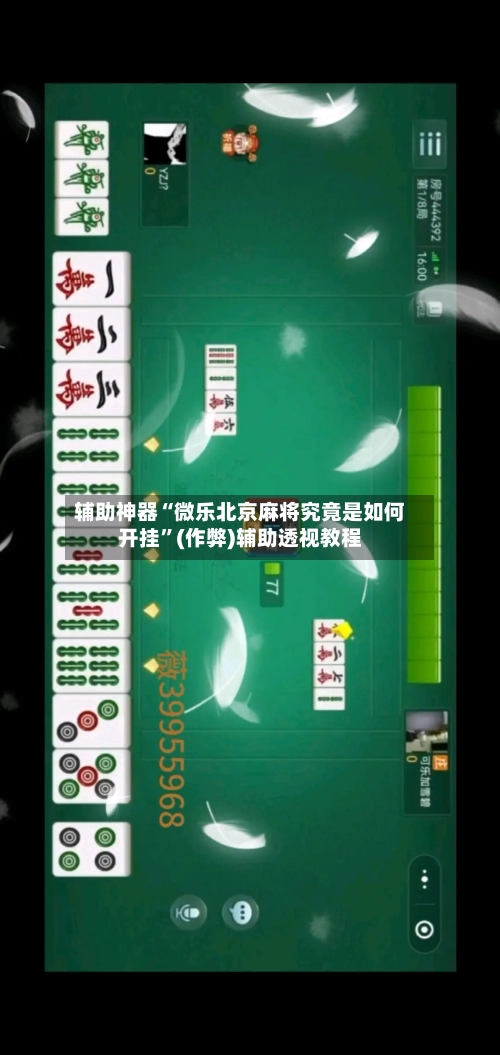 辅助神器“微乐北京麻将究竟是如何开挂”(作弊)辅助透视教程