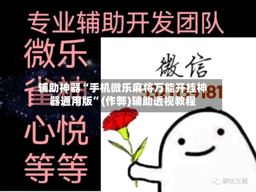 辅助神器“手机微乐麻将万能开挂神器通用版	”(作弊)辅助透视教程-第3张图片