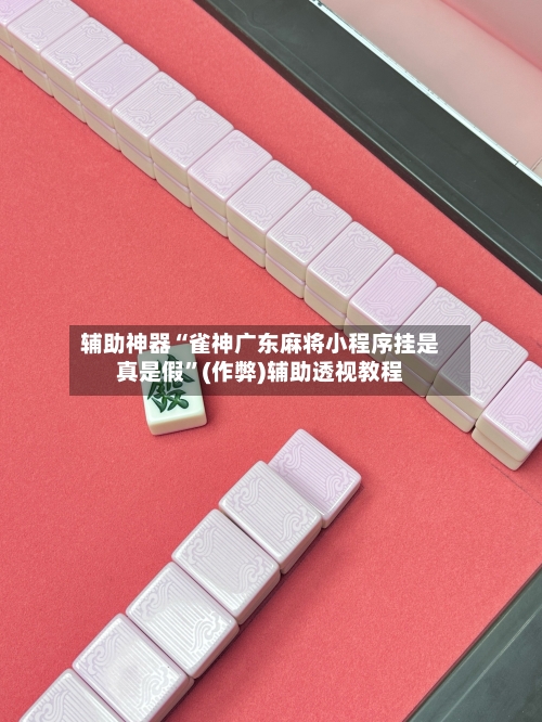 辅助神器“雀神广东麻将小程序挂是真是假”(作弊)辅助透视教程-第1张图片