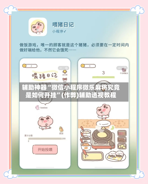 辅助神器“微信小程序微乐麻将究竟是如何开挂”(作弊)辅助透视教程-第1张图片