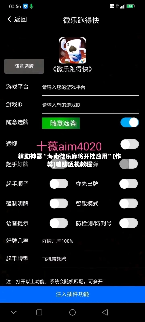 辅助神器“海南微乐麻将开挂应用”(作弊)辅助透视教程