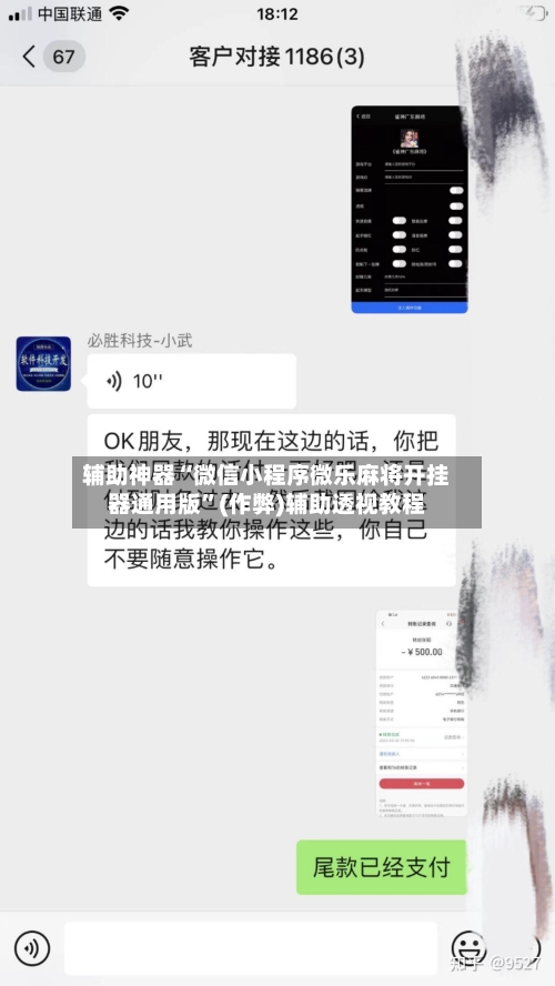 辅助神器“微信小程序微乐麻将开挂器通用版”(作弊)辅助透视教程-第2张图片