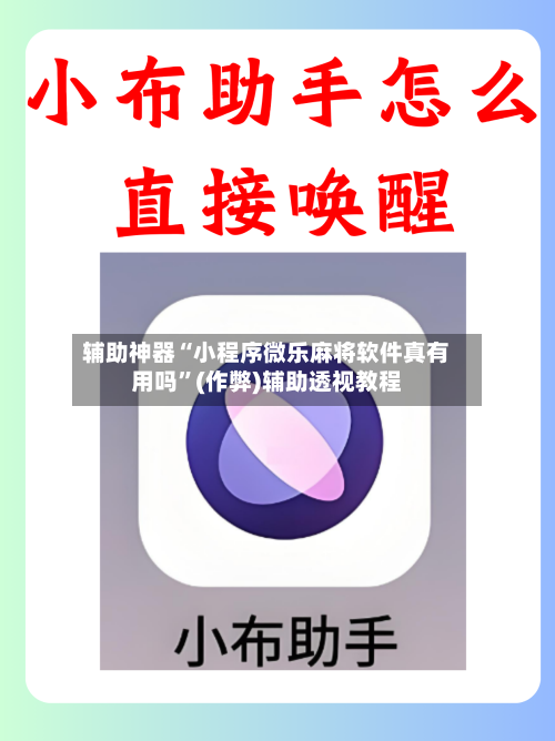 辅助神器“小程序微乐麻将软件真有用吗	”(作弊)辅助透视教程-第3张图片